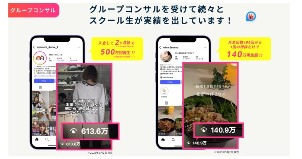 グループコンサルの成果①