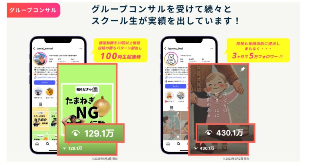グループコンサルの成果②